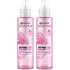 Garnier Facial Mist Spray with Rose Water, 4.4 Fl Oz (130mL), 2 Count (Packaging May Vary) view 1