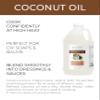 velona Coconut Oil 92 Degree 1 Gallon / 128 Fl Oz | 100% Pure and Natural Carrier Oil | in jar | Refined, Cold pressed | Skin, Face, Body, Hair Care | Use Today - Enjoy Results view 2