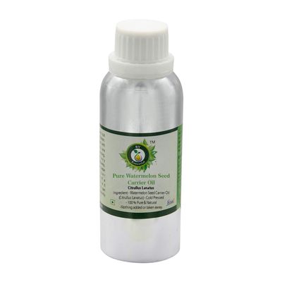 R V Essential Pure Watermelon Seed Carrier Oil 300ml (10oz)- Citrullus Lanatus (100% Pure and Natural Cold Pressed)