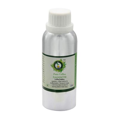 R V Essential Pure Coffee Essential Oil 1250ml (42oz)- Coffea Arabica (100% Pure and Natural Steam Distilled)