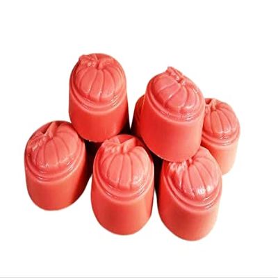 8 pc Pumpkin Spice - Pumpkin Shaped Shea Butter-Goatmilk Guest Soaps with Gift Bag