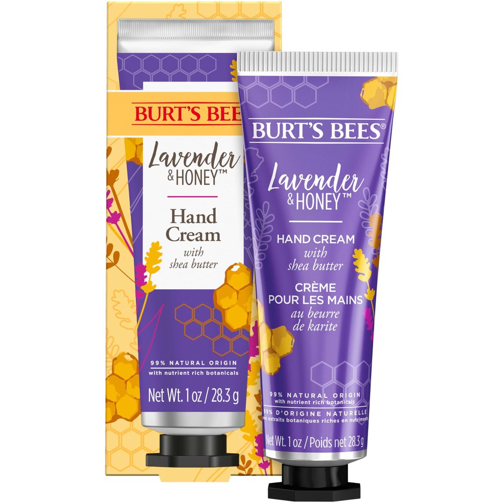 Burts Bees Lavender and Honey Hand Cream with Shea Butter, 1 Ounce