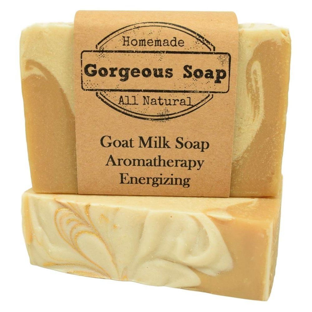 Aromatherapy: Energizing Goat Milk Soap - All Natural Soap, Handmade Soap, Homemade Soap, Handcrafted Soap Aromatherapy Soap Energizing Soap