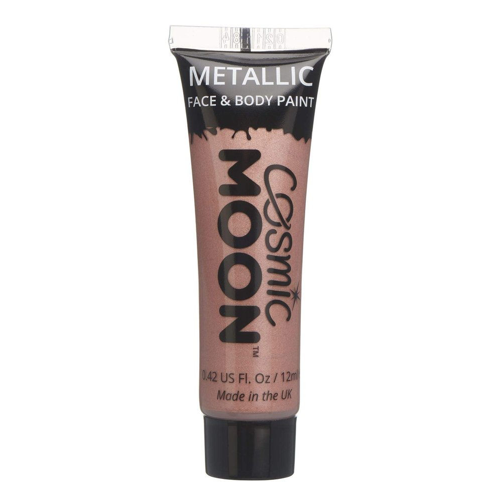Cosmic Moon Metallic Face Paint - Rose Gold - 0.40fl oz - Body & Face - Safe & Easy Removal
