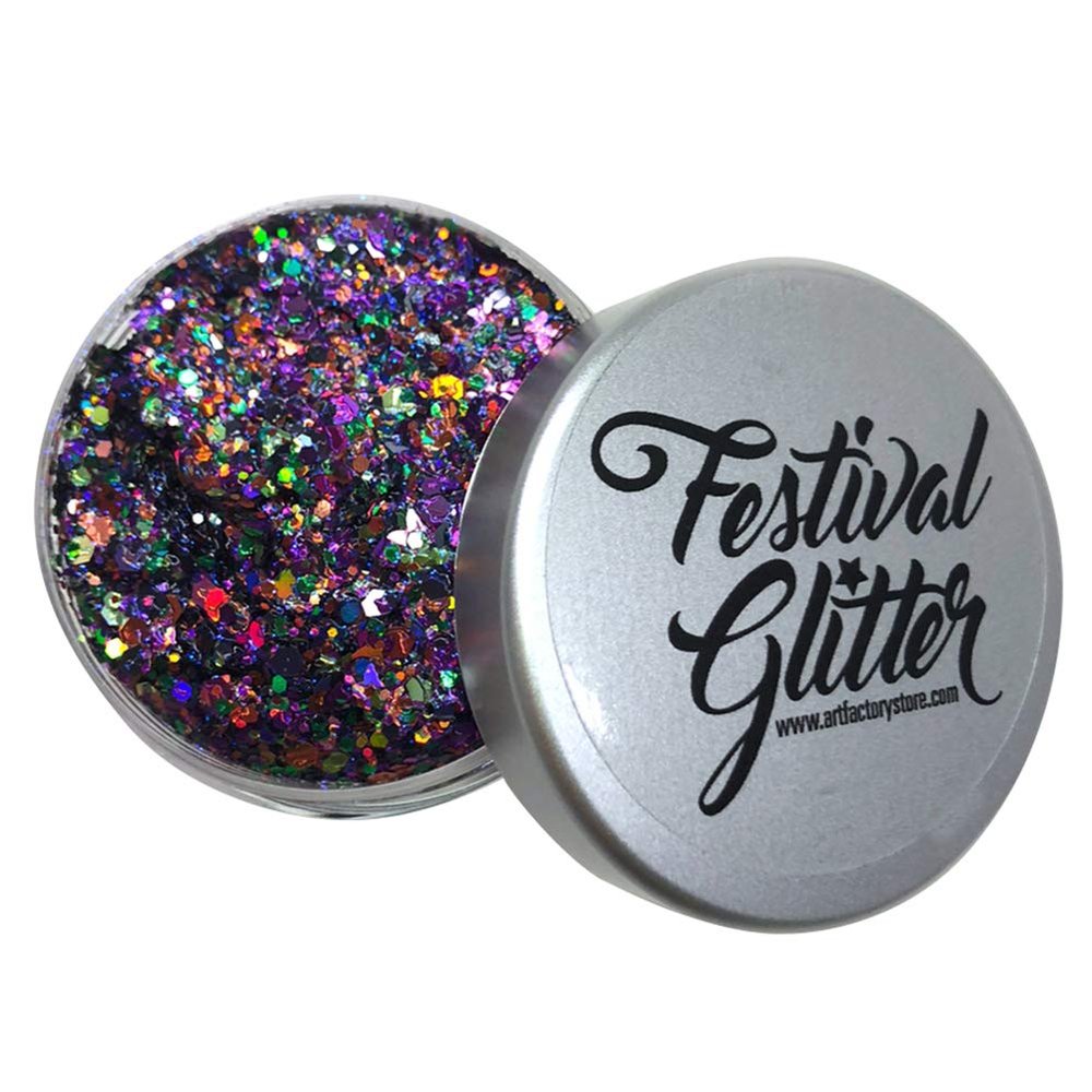 Art Factory Festival Glitter - Wicked (50 ml/1 fl oz), Cosmetic Glitter Gel