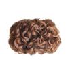 Aimeely Women Messy Curly Hair Extensions Short Synthetic Hair Chignon Hairpieces Light Brown view 1