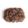 Aimeely Women Messy Curly Hair Extensions Short Synthetic Hair Chignon Hairpieces Light Brown view 2
