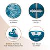 Conair Pedicure Foot Spa Bath with Heat reaching 104 Degrees, Massaging Foot Rollers, Soothing Bubbles, Pumice Stone and Nail Brush Included view 4