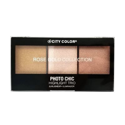 City Color Cosmetics Photo Chic Hightlight Trio (Rose Gold Collection)