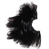 Funtress 4B 4C Afro Kinky Curly Clip Ins Human Hair Extensions Clip-in Full Head 7 Pcs 120G 16 Clips Mongolian Virgin Hair For Black Women African American Clip Ins Natural Color Remy Hair (20 Inch) view 2