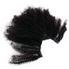 Funtress 4B 4C Afro Kinky Curly Clip Ins Human Hair Extensions Clip-in Full Head 7 Pcs 120G 16 Clips Mongolian Virgin Hair For Black Women African American Clip Ins Natural Color Remy Hair (20 Inch) view 4