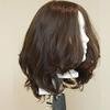 Short Wavy Kosher Wigs Raw Russian Human Hair Shevy Cap Jewish Wig with Silk Top Non Lace Wig (16inch) view 4