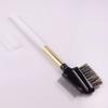 B Blesiya Steel Eyebrow Eyelash Dual-Comb Extension Brush Metal Comb view 1