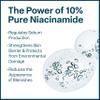NiacinaMax Serum with 10% Niacinamide (Vitamin B3), Tea Tree Oil, Calendula Extract, Allantoin and Vit. B5 & E  Enhanced Dermal Penetration  Shrinks Pores & Reduces Blemishes on Skin  2 oz / 60 ml view 3