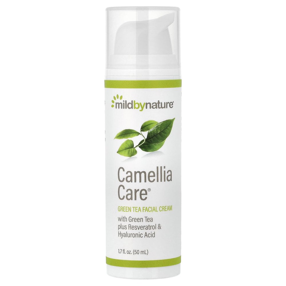 MILD BY NATURE Camellia Care, Green Tea Skin Cream, 1.7 fl oz (50 ml)