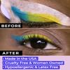 Eyeliner Stencils by Beth Bender - Reusable Winged and Cat Eye Stencil Tool - Made in USA (24 Pack) view 4