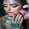 Hair Glitter Gel Body Glitter & Face Glitter for Women/Kids(5 Pk Stardust Unicorn) Iridescent Holograph Roll-on Cosmetic-Grade Makeup, Apply Without Glue, Easy to Take Off & Keep Skin Clean view 2