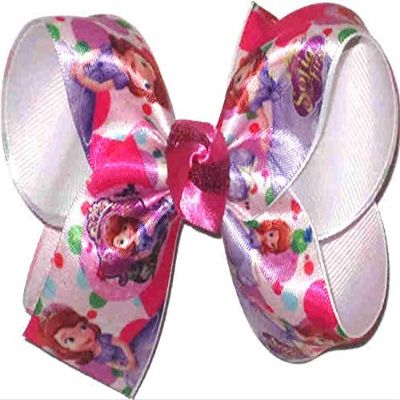 DS-238M Medium Sophia the First Double Layer Overlay Bow