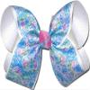 OV-2582L Large Lilly Mermaids Double Layer Bow view 1