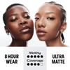 black Up Matifying Fluid Foundation (NFL 08) view 3