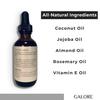 Coconut Oil for Hair & Body - Light-weight, Daily Moisturizer for Dry Hair & Skin - Natural Almond Oil, Jojoba Oil & Essential Oils for hair care & skincare - Pure Coconut Body Oil - GALORE Naturals view 3