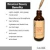 Argan Oil for Hair & Body - Hair Serum for Frizz Control & Hair Growth - Moisturizing Hair Treatment for Dry and Damaged Hair - Pure Argan Oil with Vitamin E for Smooth Skin and Face - GALORE Naturals view 2