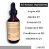 Argan Oil for Hair & Body - Hair Serum for Frizz Control & Hair Growth - Moisturizing Hair Treatment for Dry and Damaged Hair - Pure Argan Oil with Vitamin E for Smooth Skin and Face - GALORE Naturals view 3