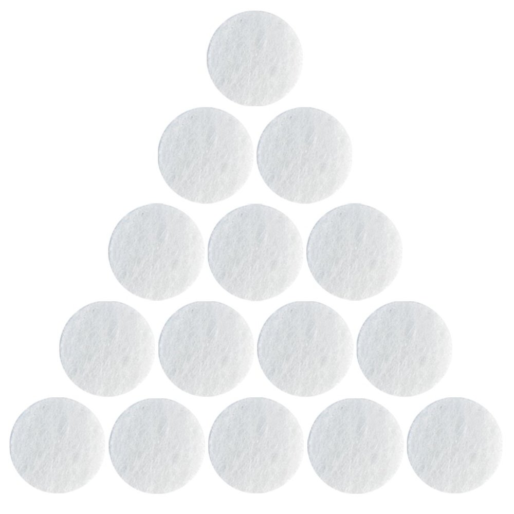 300pcs Microdermabrasion Cotton Filters Replacement Microdermabrasion Filters Facial Vacuum Filters Accesories Sponge Filter for Comedo Suction Microdermabrasion, White