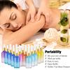 PrettyCare Glass Eye Dropper Bottles 24 Pack, 1oz (30ml) Rainbow Empty Thick Bottles Bulk with Leakproof Goledn Caps - With Labels & Funnels for Storage, Travel, Essential Oils, Cuticle, Tinctures view 2