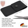 3 Swords Germany - brand quality STAINLESS STEEL INOX STRAIGHT CUTICLE SCISSORS (1 PIECE) with case for manicure pedicure - nail care by 3 Swords - Made in Germany view 3