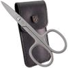 3 Swords Germany - brand quality STAINLESS STEEL INOX STRAIGHT NAIL SCISSORS (1 PIECE) with case for manicure pedicure - nail care by 3 Swords - Made in Germany view 1