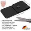 3 Swords Germany - brand quality STAINLESS STEEL INOX STRAIGHT NAIL SCISSORS (1 PIECE) with case for manicure pedicure - nail care by 3 Swords - Made in Germany view 3
