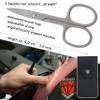 3 Swords Germany - brand quality STAINLESS STEEL INOX STRAIGHT NAIL SCISSORS (1 PIECE) with case for manicure pedicure - nail care by 3 Swords - Made in Germany view 4