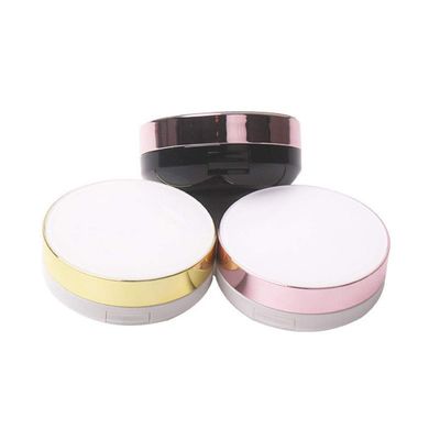 coinbuylot 2Pcs Travel Empty Makeup Case Sponge Power Puff Holder Cosmetic Container Box (Black + Pink)