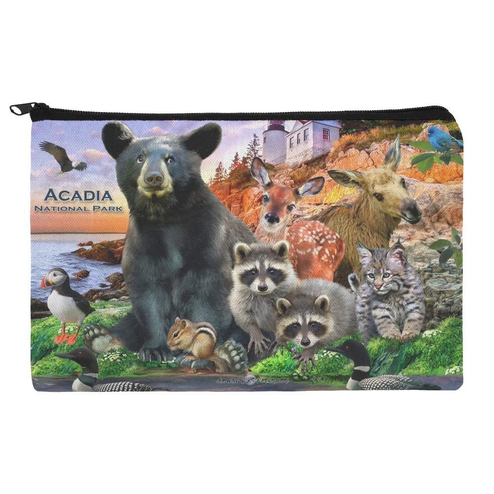 Acadia National Park Maine ME Animals Bear Racoon Deer Moose Makeup