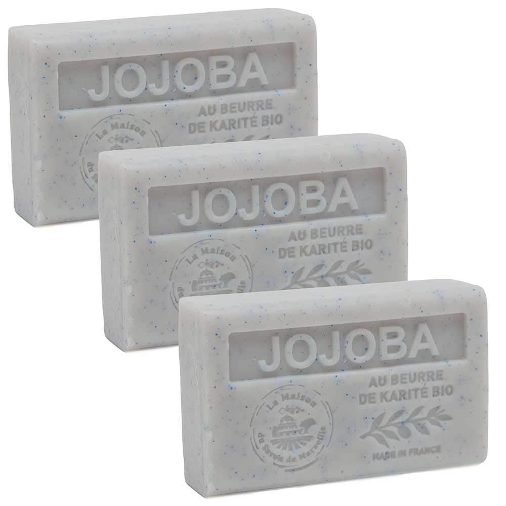 French Soap, Set of 3 x 125g - Jojoba - Shea Butter - La Maison du Savon de Marseille