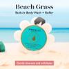 Spongelle Beach Grass Wild Flower Buffer Body Scrubber | Bath & Shower Loofah for Women | Exfoliator with Body Wash Infused Sponge | 14+ uses view 2