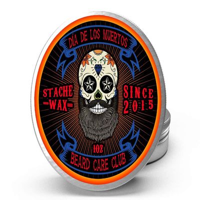 Da de los Muertos Mustache Wax