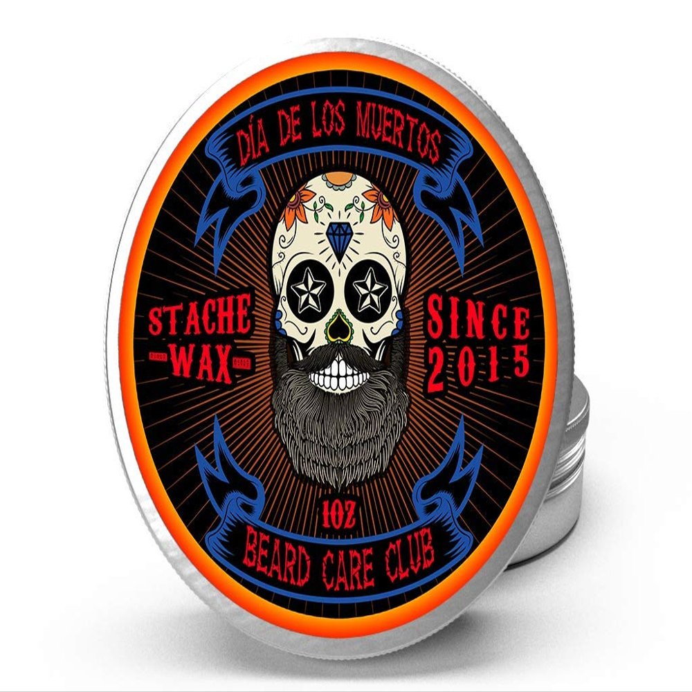 Da de los Muertos Mustache Wax