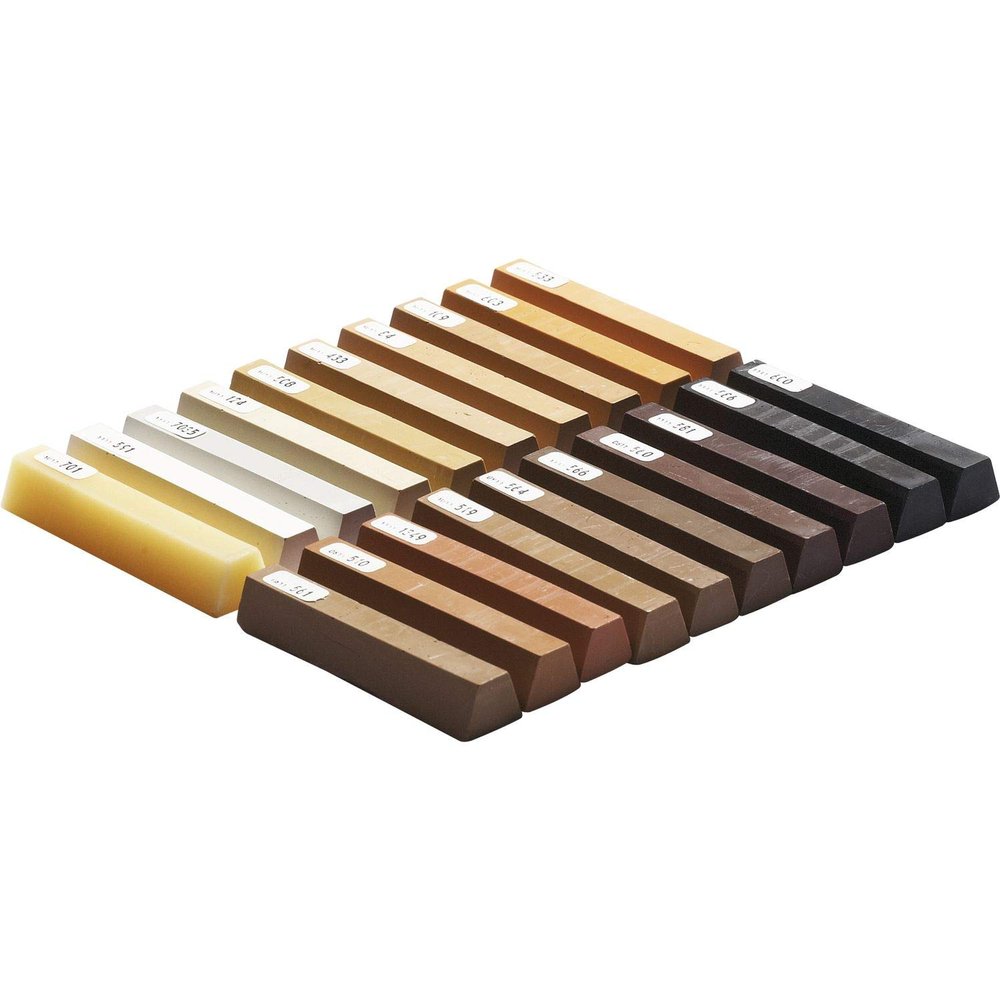 BAO 120/G Hard Wax Trendy Colours, 20 Solid Bars, Trendy Colours