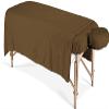 600 Thread Count 100% Egyptian Cotton 3-Piece Massage Table Spa Sheet Set (Taupe Solid) view 1