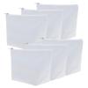 Aspire 6-Pack Blank DIY Craft Bag, White Cotton Makeup Bag with Bottom, 9-1/2 x 5-1/2 x 3 Inches view 1