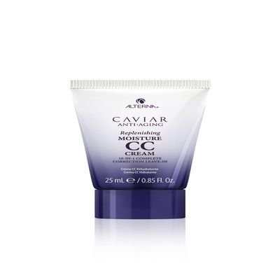 Alterna Caviar Anti-Aging Replenishing Moisture Travel Size CC Cream Hair Protectant and Treatment Cream, 0.85 fl. oz.