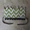 Blue + Green PomPom Bohemian Crown view 4