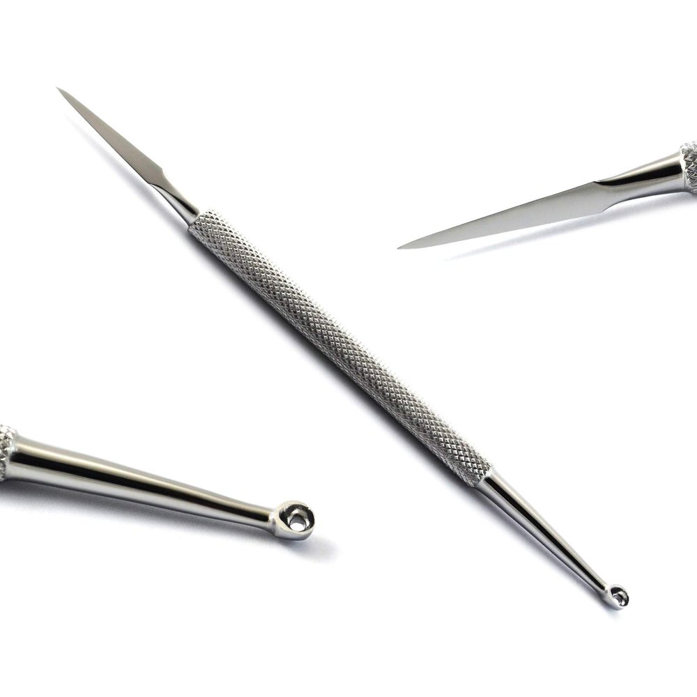 Comedone Extractors Blackhead Removal Tools Acne Pimple Blemish Popper Zit Remover Whitehead Manicure Pedicure (BC-06 Blackhead Remover)