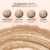 (12 Gram Bag) (Deep Tan) Foundation Powder Refill By Sweet Face Minerals, Lightweight Mineral Loose Makeup Powder with SPF 20, Full Coverage Flawless Finish, Talc-free, Cruelty-Free, Refillable Pouch view 2