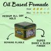 19Fifties Oil Based Pomade For Men - 4oz Beautifully Crafted Tin | Slick N Shiny, All Day Pliable Hold - Ideal For Pomps, Side Parts & Teddy Boy Styles Like D.As & Jelly Rolls view 3