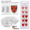 3 Swords Germany - 100 (10x10) Pieces Replacement Refill Blades for Callus Remover - Made in Solingen Germany view 3