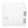 Semme Eyelash Storage Case, 8 Compartment False Eyelashes Eyelash Extension Carrying Box Clear Acrylic Cosmetic Makeup Organizer for Professional Salon Use for Lashes Grafting view 2