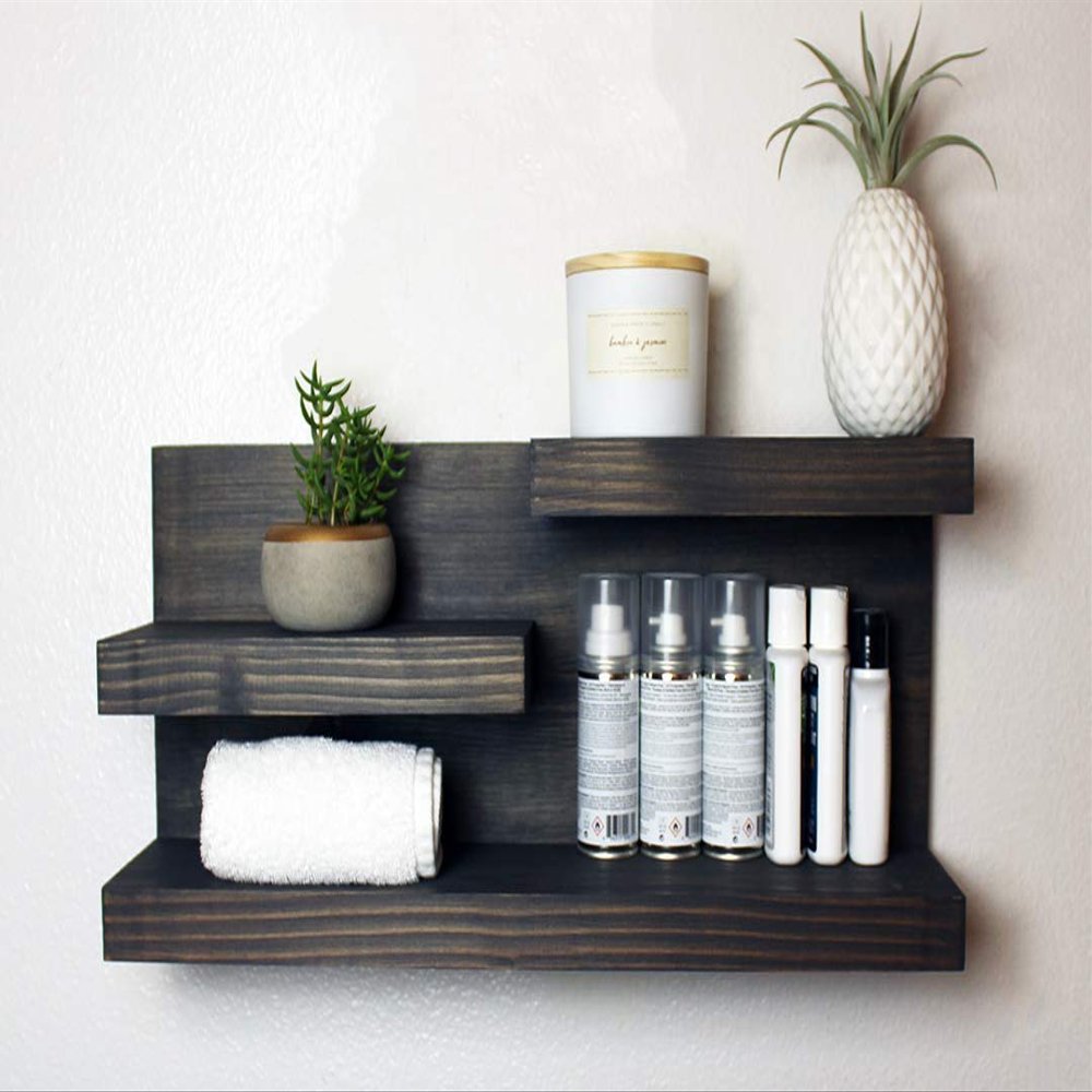 Modern Farmhouse Bathroom Shelf or Entry Way Shelf